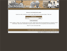 Tablet Screenshot of keislingfamily.com